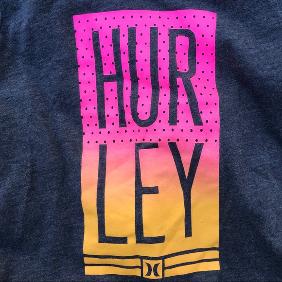 🍉SOLD🍉Hurley Boys Neon Sunset Graphic Tee | 4/XS - Picture 2 of 4